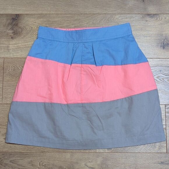Grey Ant color block high waisted mini pocket mini skirt sz 2 - Picture 8 of 11